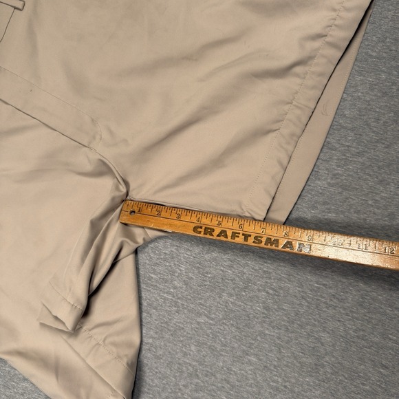 Peter Millar Shorts Mens 38x7 Beige Salem Performance Flat Front Golf High Drape - Picture 10 of 11